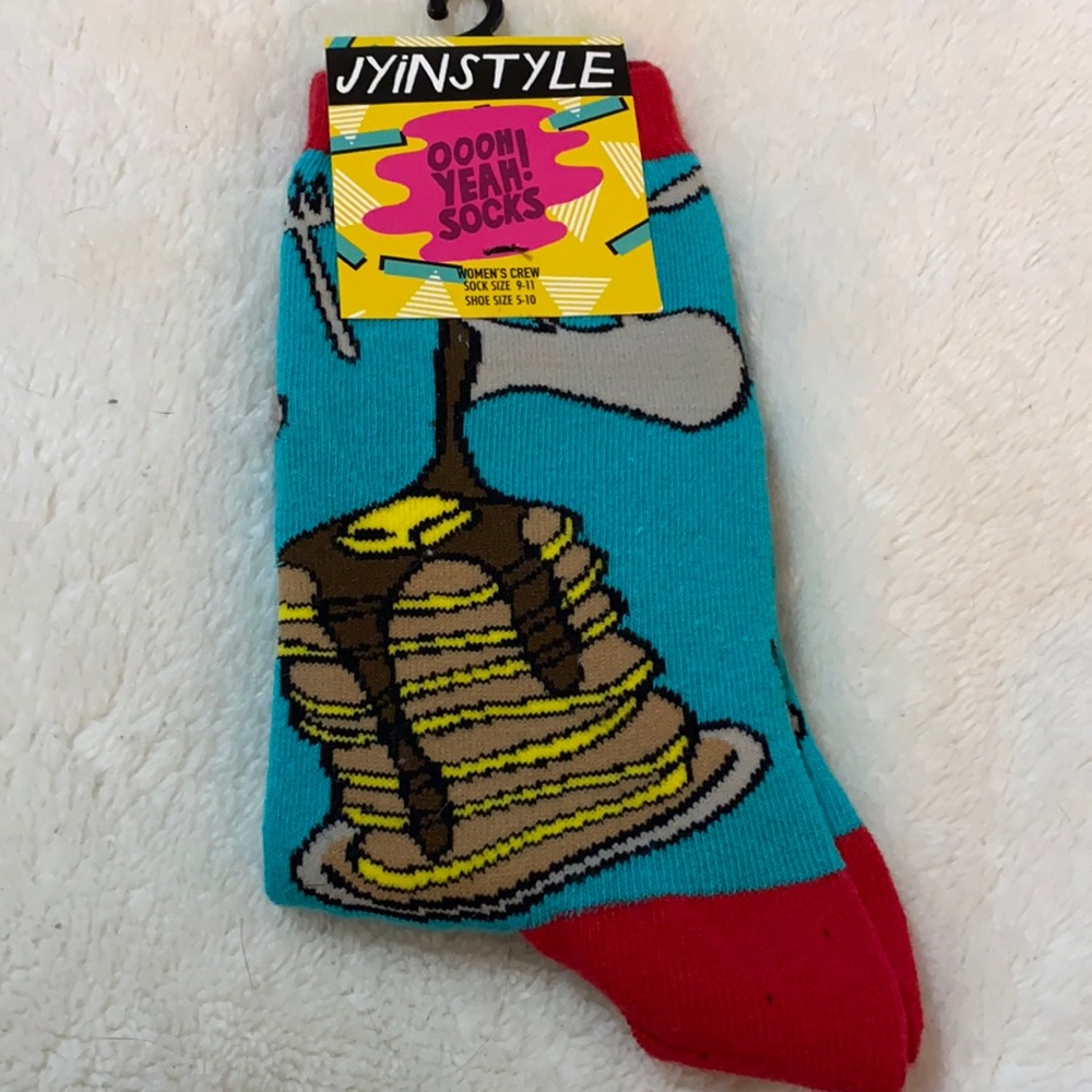 NWT OOH YEAH SOCKS Breakfast time
